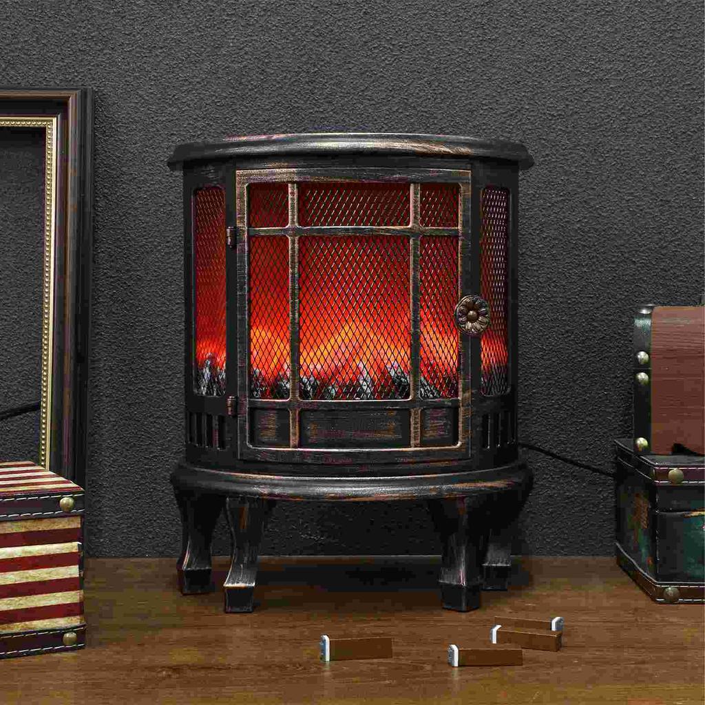 Камин Угольный штормовой фонарь Бытовая декоративная лампа Настольная ночная лампа USB-светильник Дисплей Гостиная