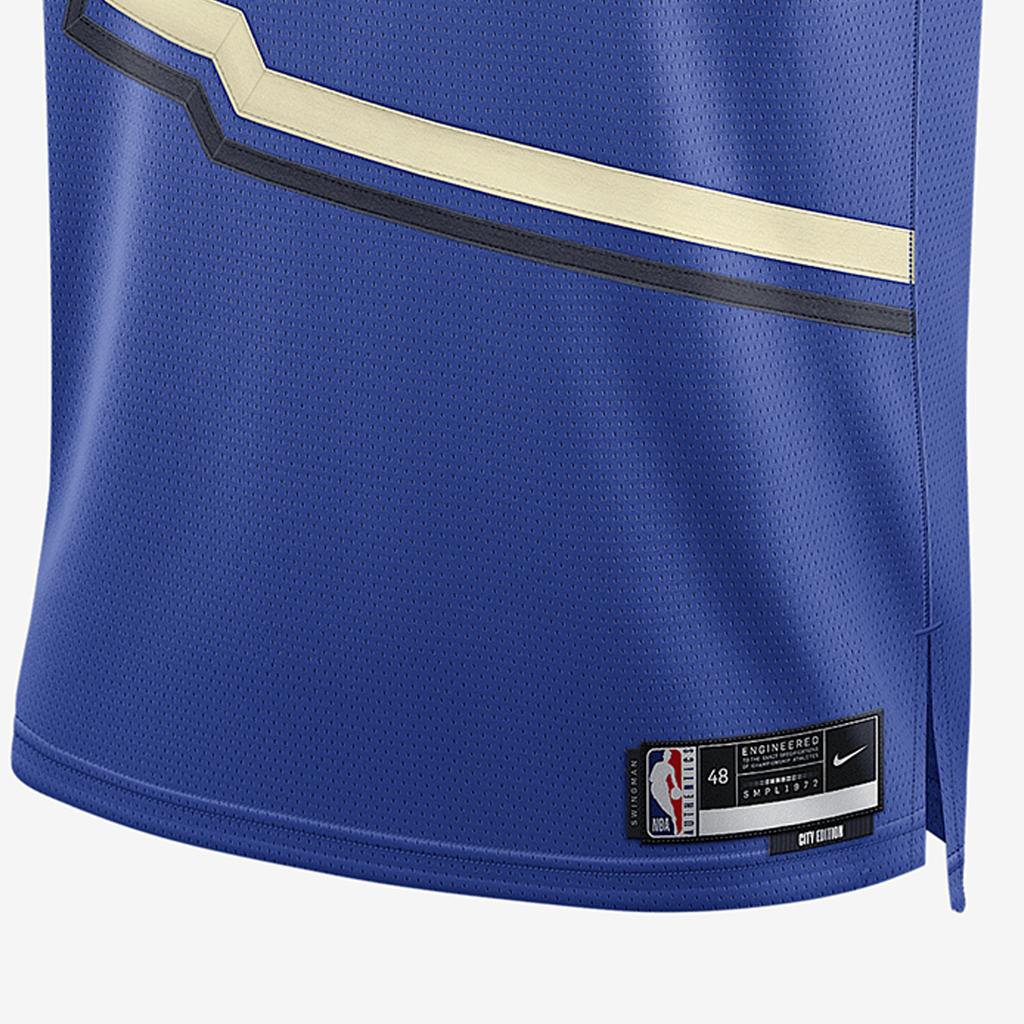 Nike Дамиан Лиллард Милуоки Бакс 2024/25 Городская версия Мужская майка Nike Dri FIT NBA Swingman FQ4349-483