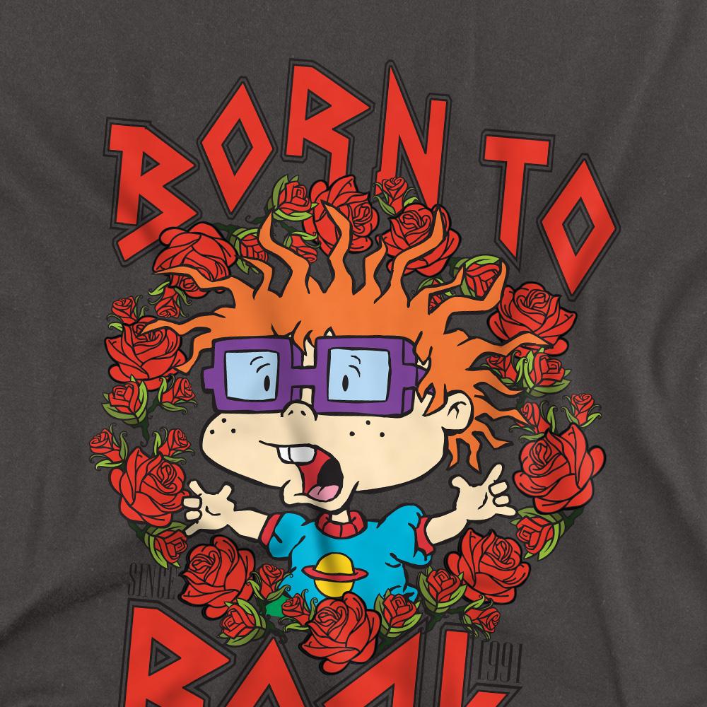 Rugrats Unisex Adult Chucky Was Born To Rock T-Shirt