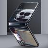 Z Flip 4 Phone Case for Samsung Galaxy Z Flip 3 5G ZFlip3 Flip3 Zflip Flip4 Black Hard Cover Boy See Sports Car Jdm Drift Shell