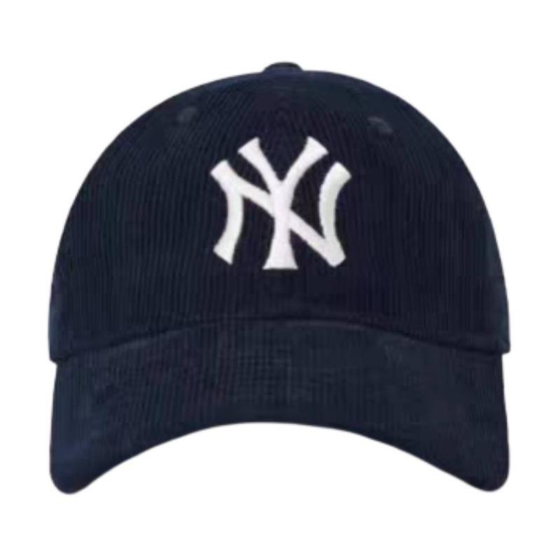 New Era MLB corduroy series 9TWENTY New York Yankees soft top NY retro trend NE920 cotton baseball cap men and women same style couple 14737463