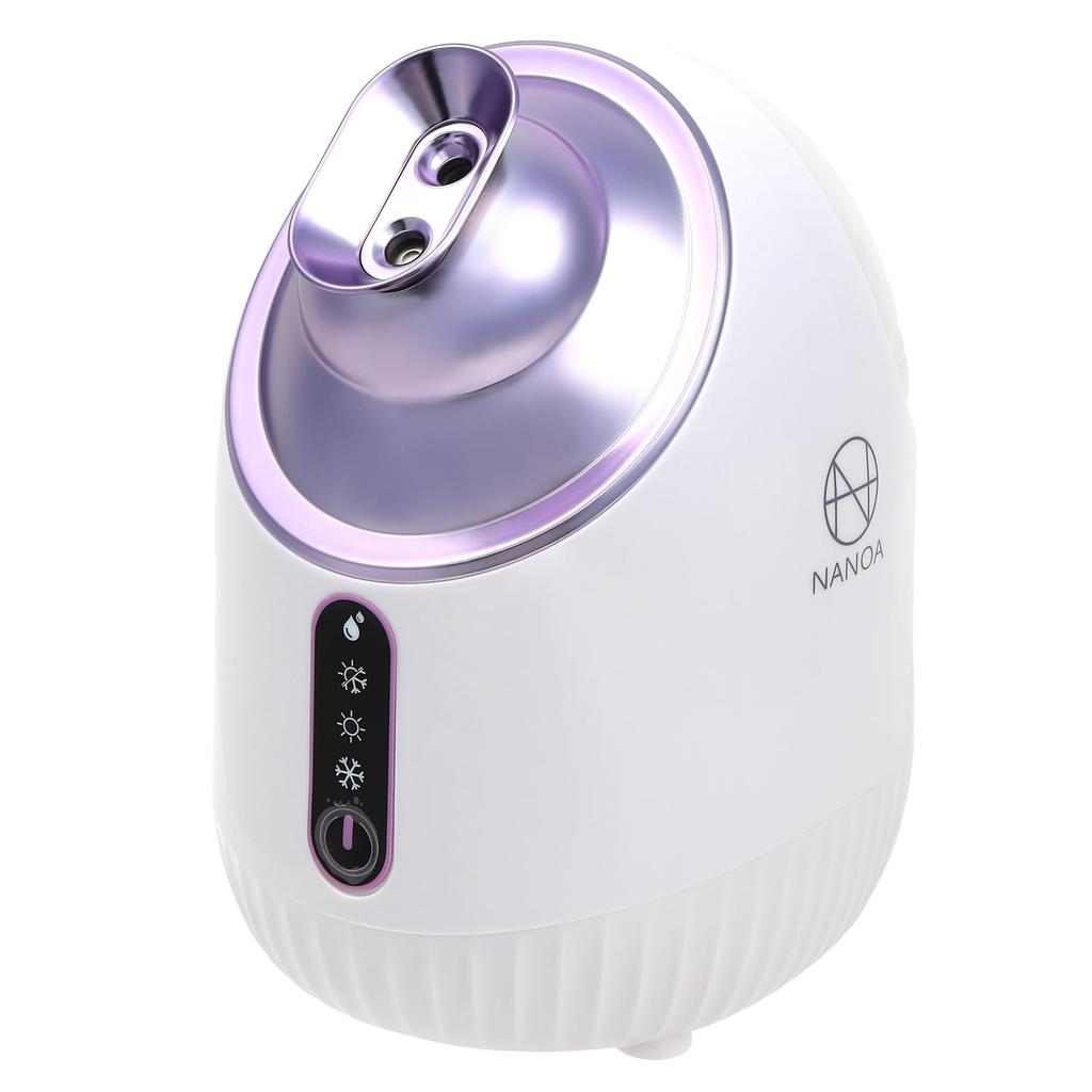 NANOA Face Dense Nano Mist Hot and Cold Popular with Tap Water Plenty of Pore Beauty Purple (NANOA) Steamer, Steamer, Dermatologists, Beauty,