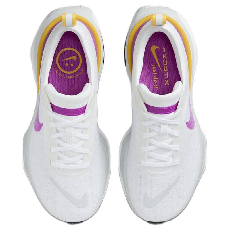 Nike ZoomX Invincible Run 3 Белые Яркий Пурпурный Женские Кроссовки повседневные DR2660-101