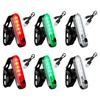 LED Boat Navigation Light 4 Modes Marine Yacht Warning Light USB Charging Boat Stern Lights for Canoeing Paddle Board