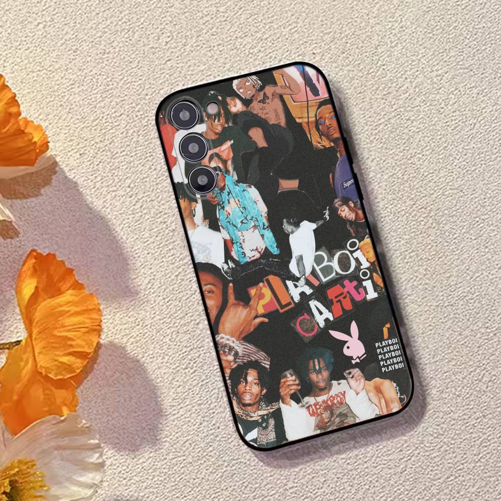 Rapper P-Playboi Carti Phone Case For Samsung Galaxy A73,A72,A71,A70,A53,A52,A51,Soft Silicone Black Cover