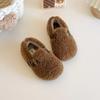 Girls Fluffy Shoes New Children's Cotton Shoes Boys and Girls Classmates Student Shoes Baby Winter Warm Velvet Shoes
