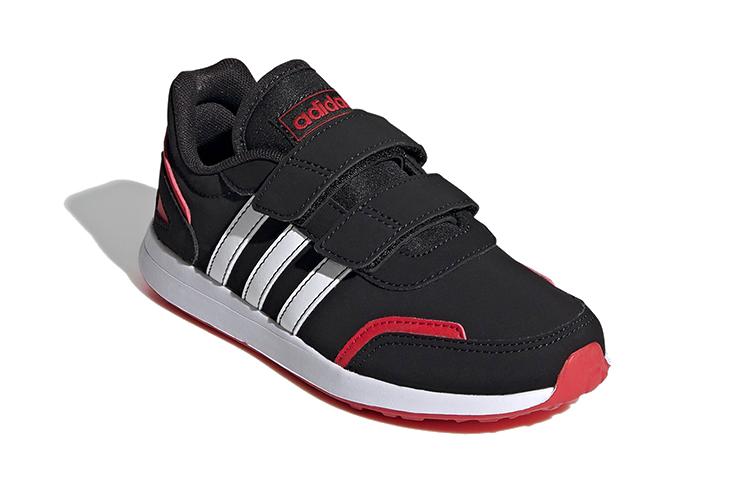 adidas Neo Vs Switch Дышащие Низкие Детские Скейтбордические Кроссовки Черный Красный Белый Дети Возраст 3 7 Лет FW3984