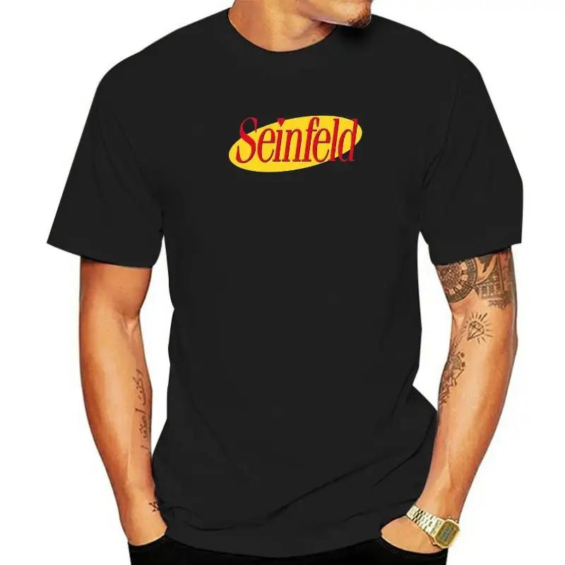 Seinfeld Logo T-Shirt Short Sleeves Funny t-shirts T Shirts Pure Cotton Tops for Tees Crewneck