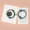 Romantic 2pcs/set Heart Magnetic Couple Bracelets Men Women Classic Black White Paired Lovers Braclet Adjustable Braslet Knot