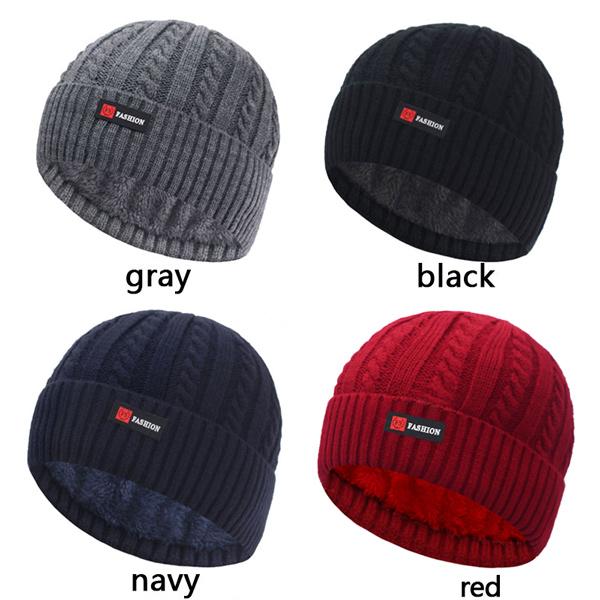 Brand Skullies Beanies Men Winter Hats For Men Cap Women Winter Knitted Hat Male Warm Thick Gorro Bonnet Fur Knit Beanie Hat Cap