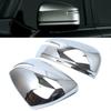 Chrome Mirror Covers Caps RearView Cover For Toyota Land Cruiser 300 Series LC300 2022 Side Wing Rearview Mirror Cap Trim
