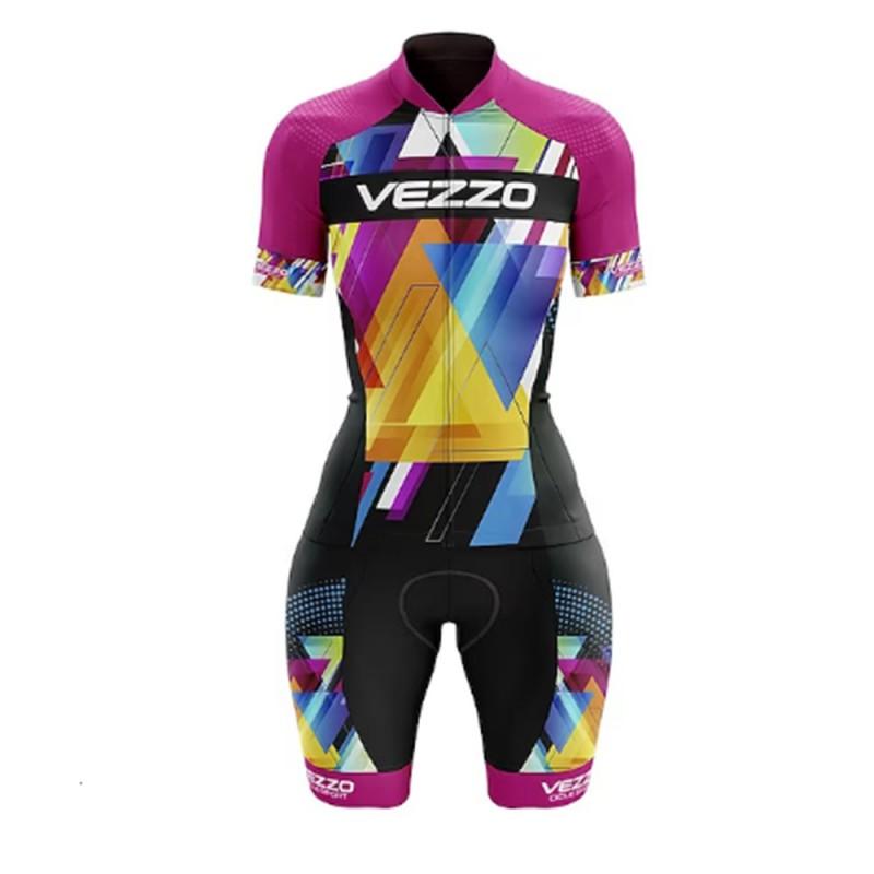 Unisex Cycling Jersey Triathlon Suit Short Sleeve Moisture Wicking Bike Apparel With Colorful Print Sportswear