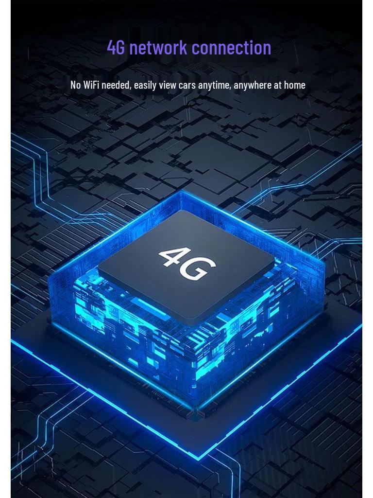 New 2025 4G Dual Recording Dash Cam with GPS Monitoring and Remote Sentry Recorder