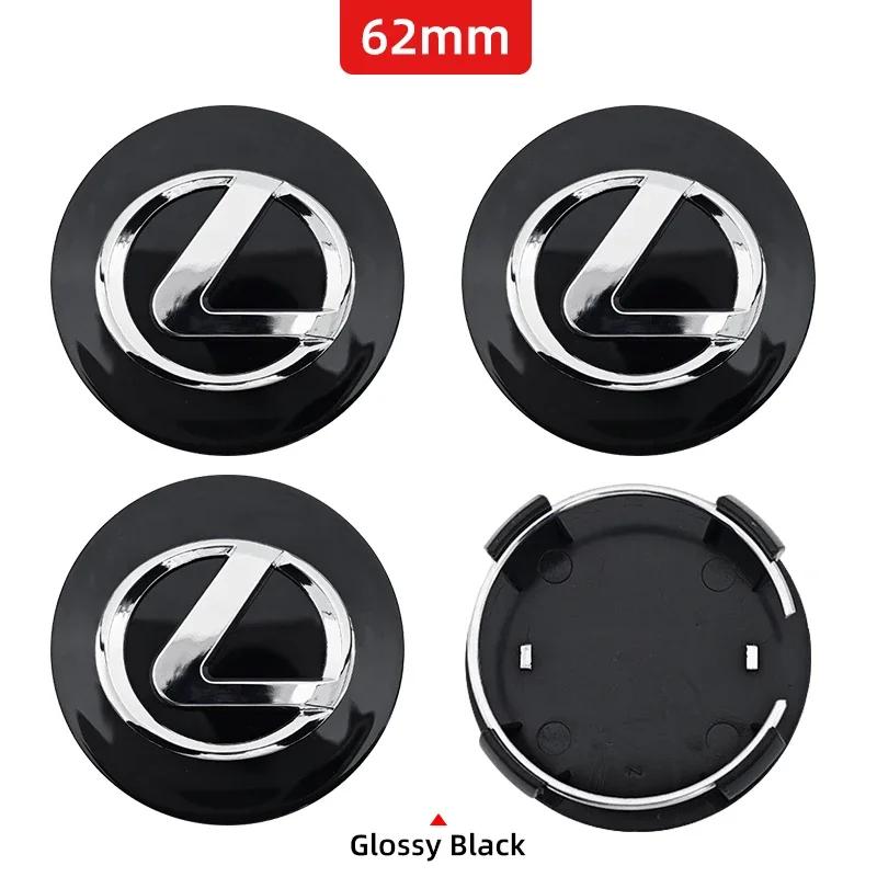4Pcs 62mm/84mm Car Wheel Center Hub Caps Badge Rim Cover Emblem For Lexus IS250 IS200 CT200h GS300 LS430 RX450h LX570 NX IS GXKP2