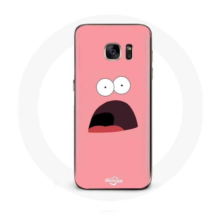Case for Samsung Galaxy S7 Edge Patrick Star Spongebob Squarepants Pink