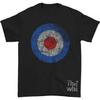 The Who Unisex Adult Target Distressed Cotton T-Shirt