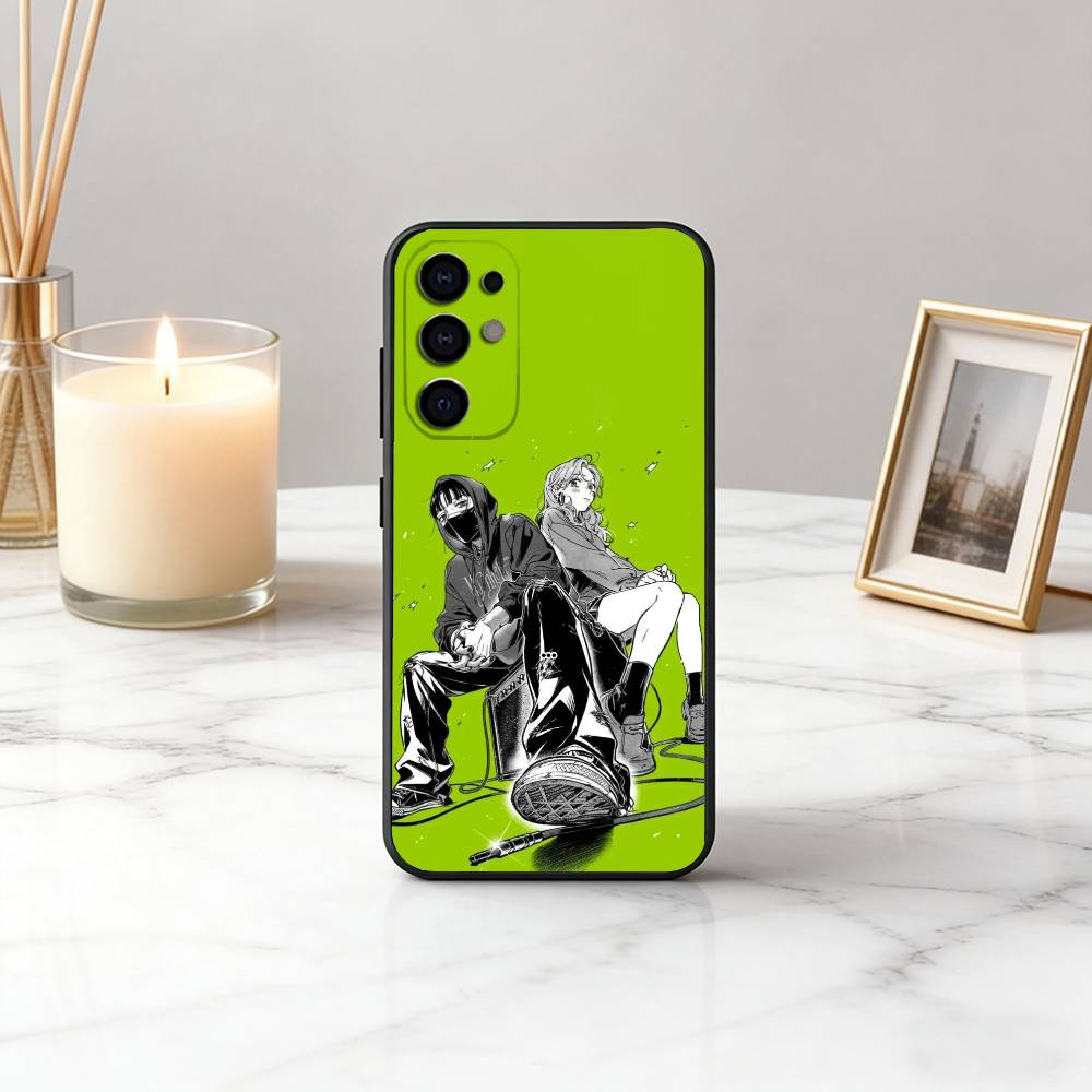 Чехол для телефона G-guy A-Aya K-koga M-mitsuki Черный Силиконовый Мягкий Для Samsung S25,S24,S21,S22,S23,S30,Ultra,S20,Plus,Fe,Lite
