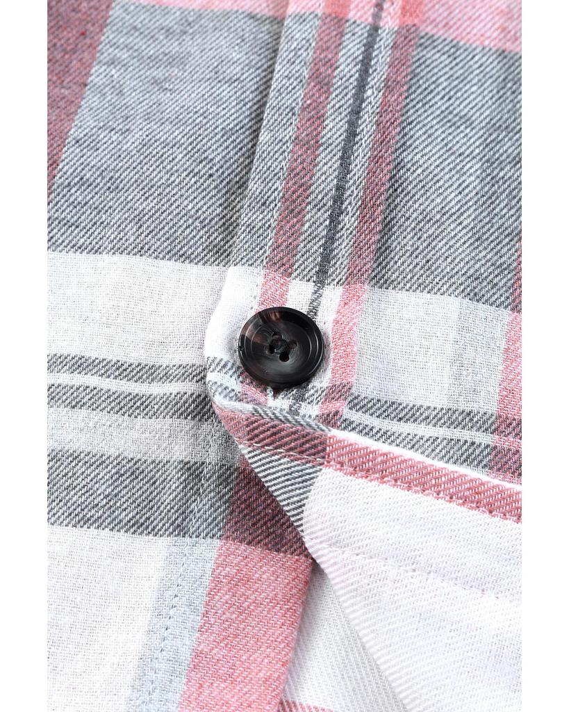 Azura Exchange Рубашка в клетку на пуговицах