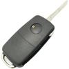 Сменный корпус ключа-брелока, подходит для VW Volkswagen Jetta Passat Golf Beetle Rabbit GTI CC EOS, 4 кнопки, бесключевой доступ, корпус пульта дистанционного управления с необрезанным лезвием
