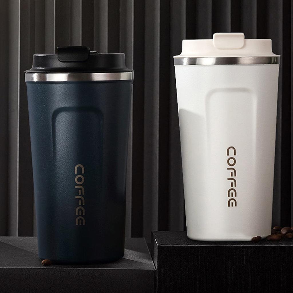 510ml 304 Stainless Steel Thermal Bottle Large Capacity Sealed Double-Layer Insulated Milk Coffee Mug Portable Water Cup Tumbler