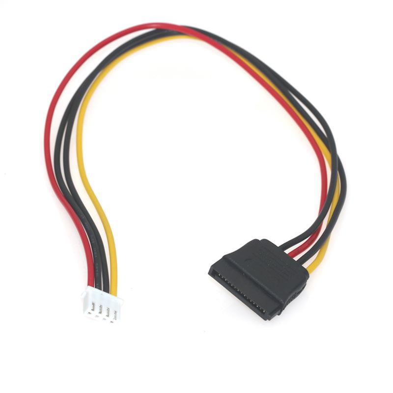 Кабель питания ITX: Адаптер SATA 15P Female на XH2.54 4P Female