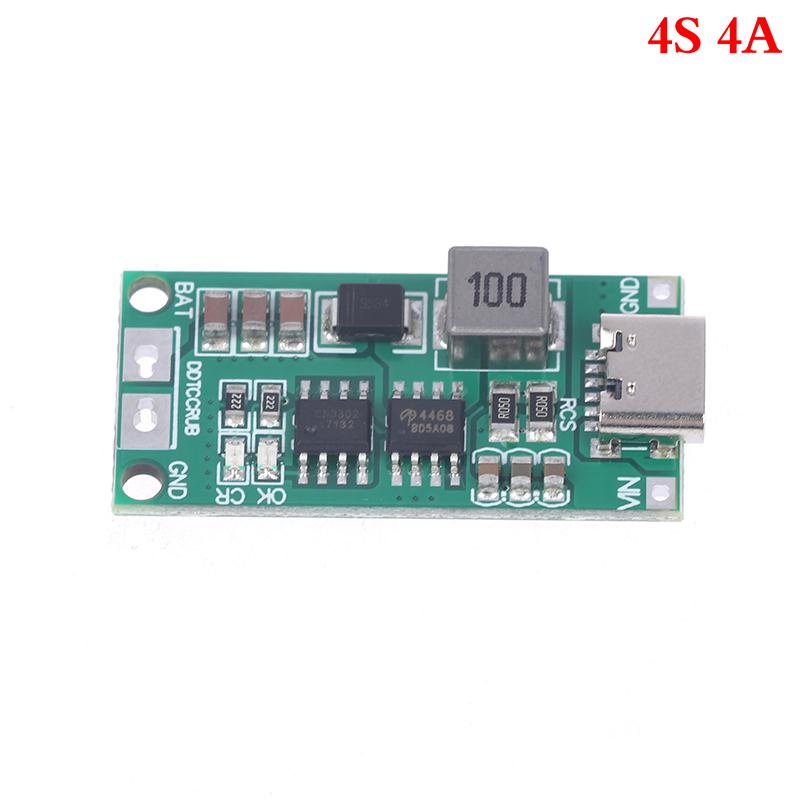 Тип C Bms 2S 3S 4S 1A 2A 4A 18650 Плата зарядного устройства для литиевой батареи Usb C модуль