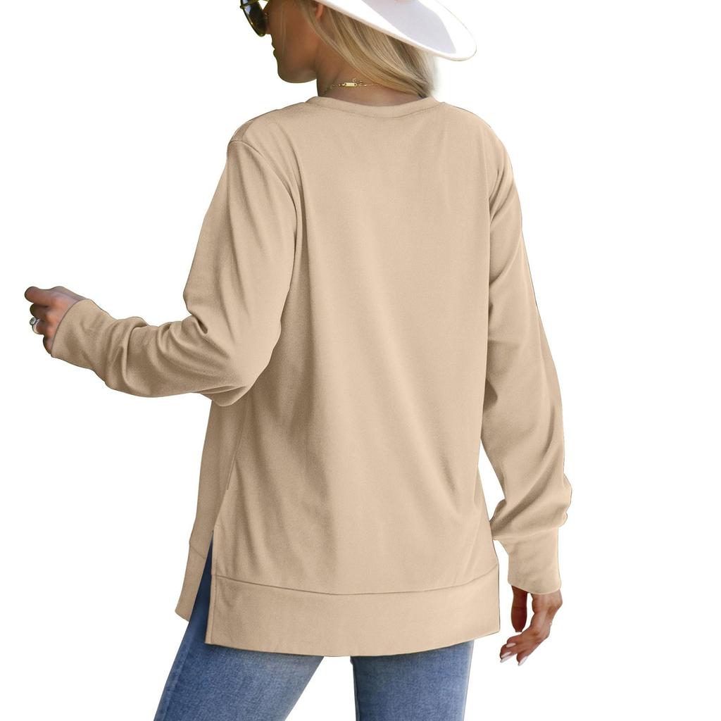 Sweatshirt For Women Fall Fashion Long Sleeve Shirts Trending Pullover Tops