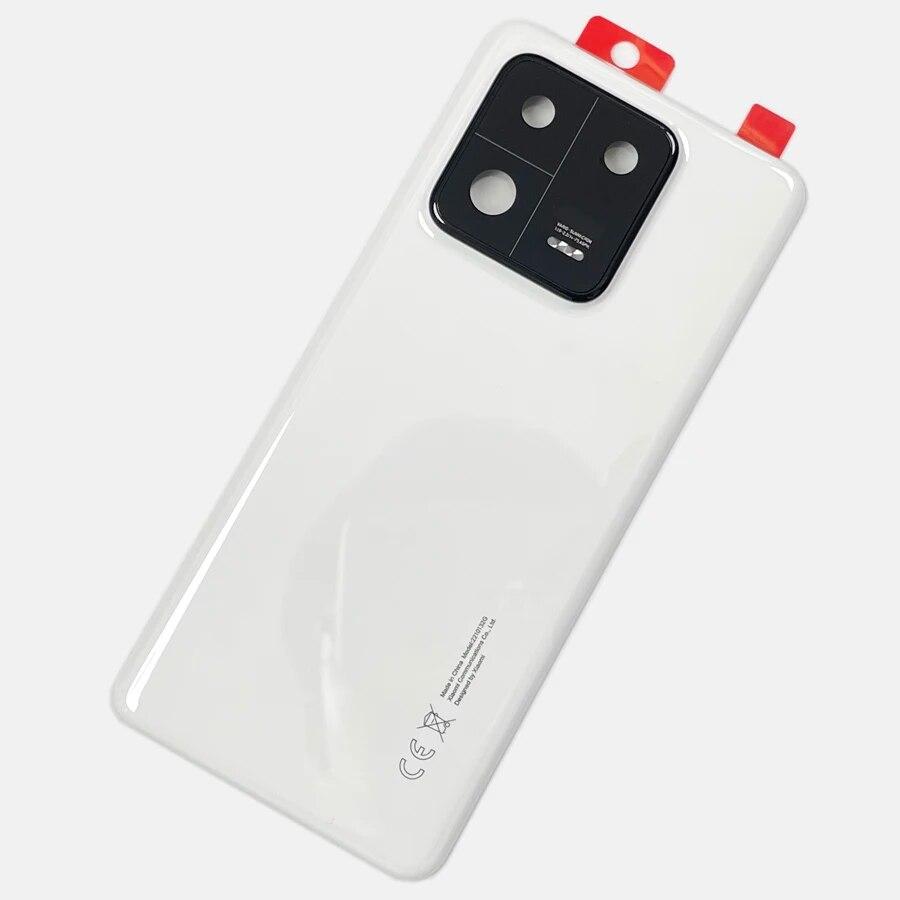 Battery Housing For Xiaomi Mi 13 Pro Glass Lid Back Cover Mi13 Pro Replacement with Camera Frame Lens + Adhesive Tape