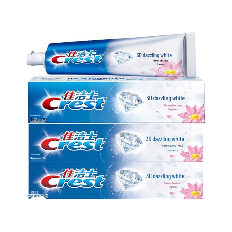 Crest 3D White Паста для зубов Утренняя роса Лотос, 3 шт.
