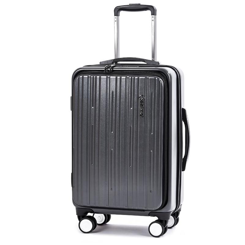 Diplomat 20-Inch Expandable Carry-On Spinner Suitcase