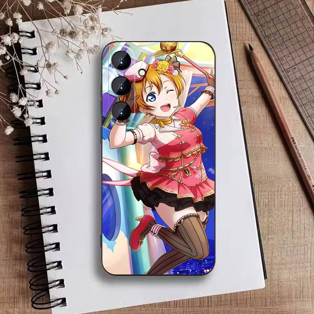 Чехол для телефона L-Love live-Kousaka Honoka Для Samsung Galaxy A73,A72,A71,A70,A52,A51 Другие Мягкий черный чехол