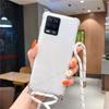 Чехол-ремешок через плечо для Tecno Spark 20 Pro Plus 20C 10 9T 8P 7P Прозрачный противоударный мягкий силиконовый чехол для Spark GO 2024