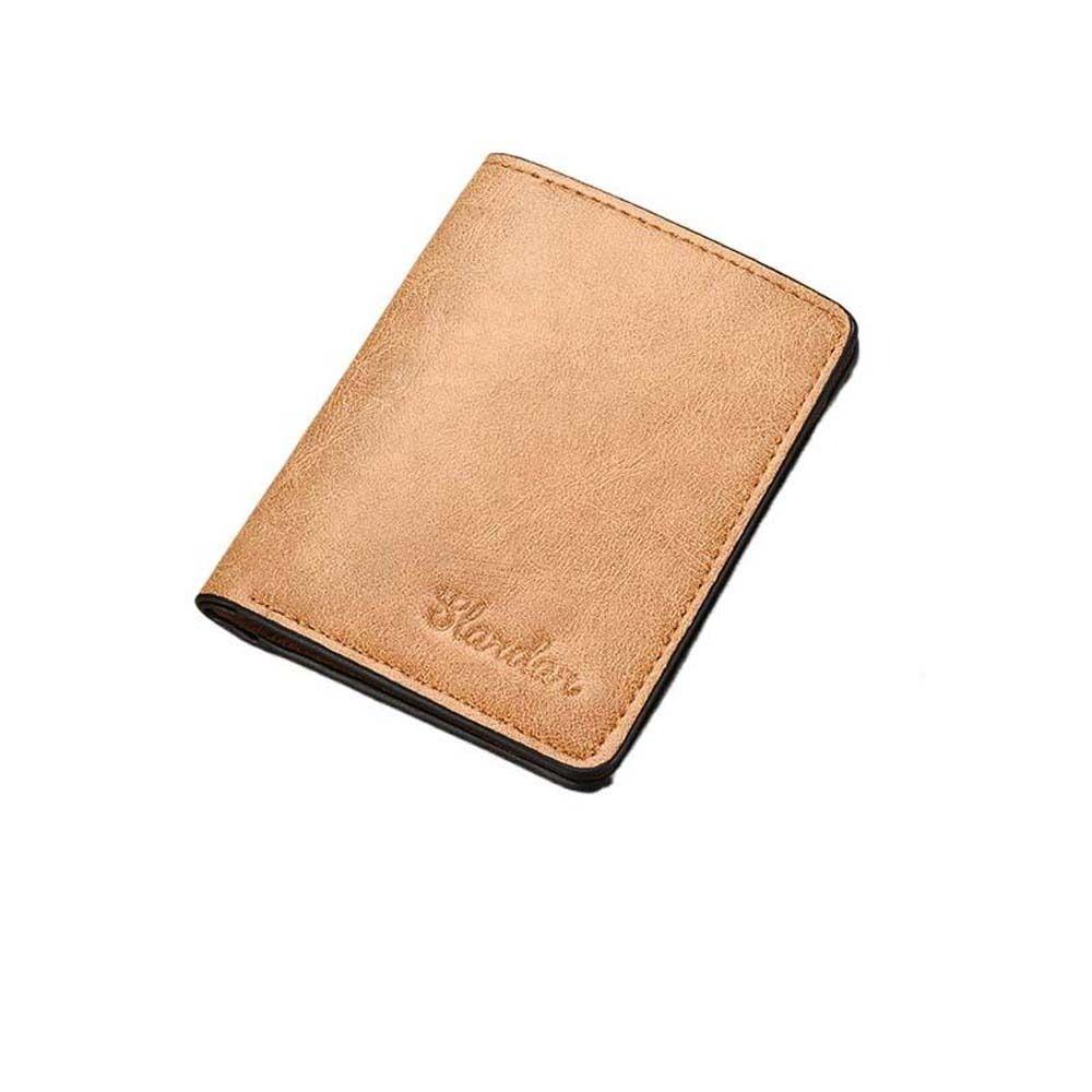 Money Bag Cash Clip PU Leather Ultra-thin Men Wallet Business Card Holder Coin Purse ID Card Cover