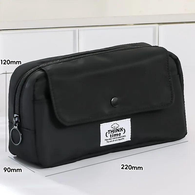 Прозрачный пенал большой вместимости, многофункциональная сумка для канцелярских принадлежностей, новый дизайн Meirad, идеально подходит для хранения