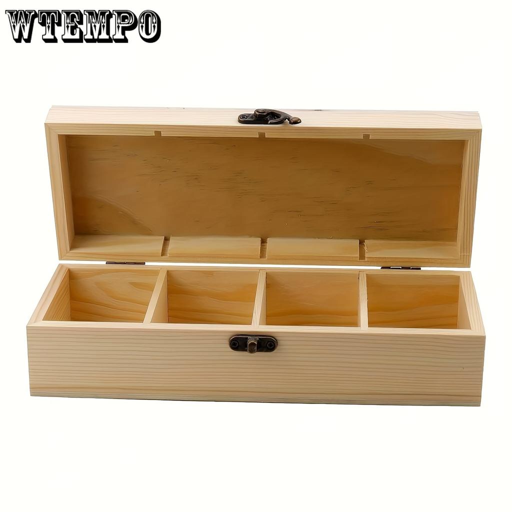 Неокрашенный деревянный ящик для хранения с откидной крышкой своими руками — универсальный органайзер для предметов искусства, поделок, сувениров, специй, орехов, ювелирных изделий