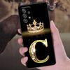 Первоначальная буква G F V H D P C B Чехол для телефона для Samsung Galaxy A57 A56 A37 A55 A36 5G A26 A54 A52 A35 A34 A25 A17 A16 15 A07 Чехол
