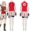 Haruno Sakura Cosplay Costume Women Girls Skirt Outfit Halloween Carnival Costumes