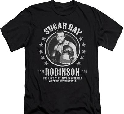Новая футболка Sugar Ray Robinson 'Ты должен верить в себя' S-5XL UH1780 Унисекс