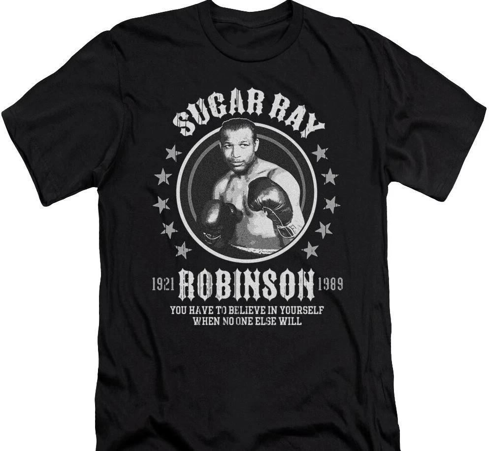 Новая футболка Sugar Ray Robinson 'Ты должен верить в себя' S-5XL UH1780 Унисекс