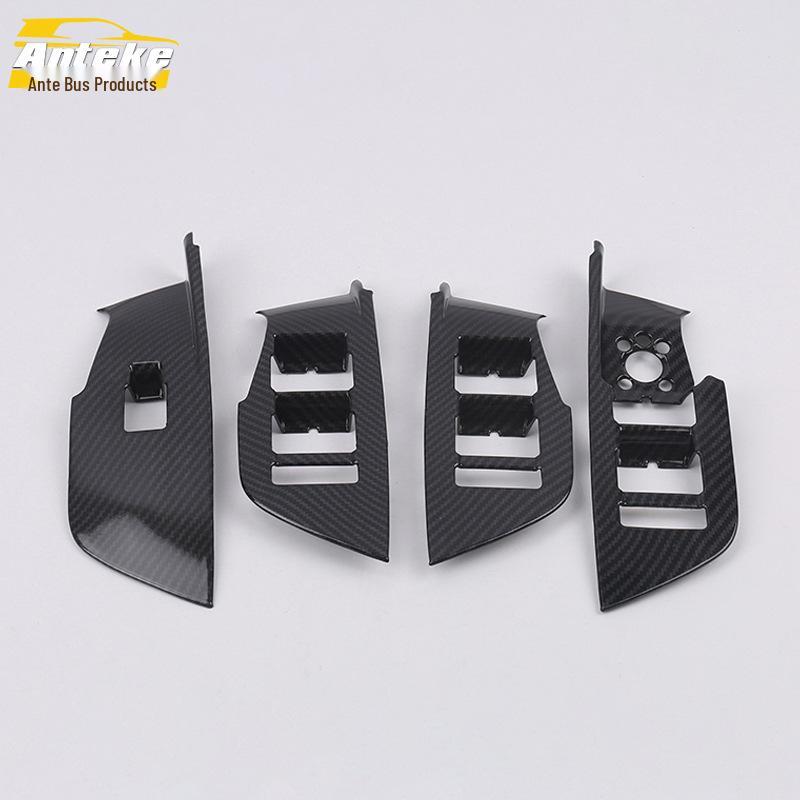 19 A6L Glass Switch Decoration Sequins & Window Lift Switch Stickers - Interior Accessories