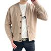 Large Size Cardigan Sweater for Men, Loose Fit, Chubby, Plus Size, V-neck, Large Size for Men