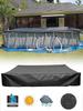 Защитное покрытие для дна бассейна 3x2 м Защита от листьев Ткань Защитное покрытие для наземных бассейнов Покрытие для гидромассажной ванны Солнечные покрытия Прочное износостойкое покрытие для бассейна