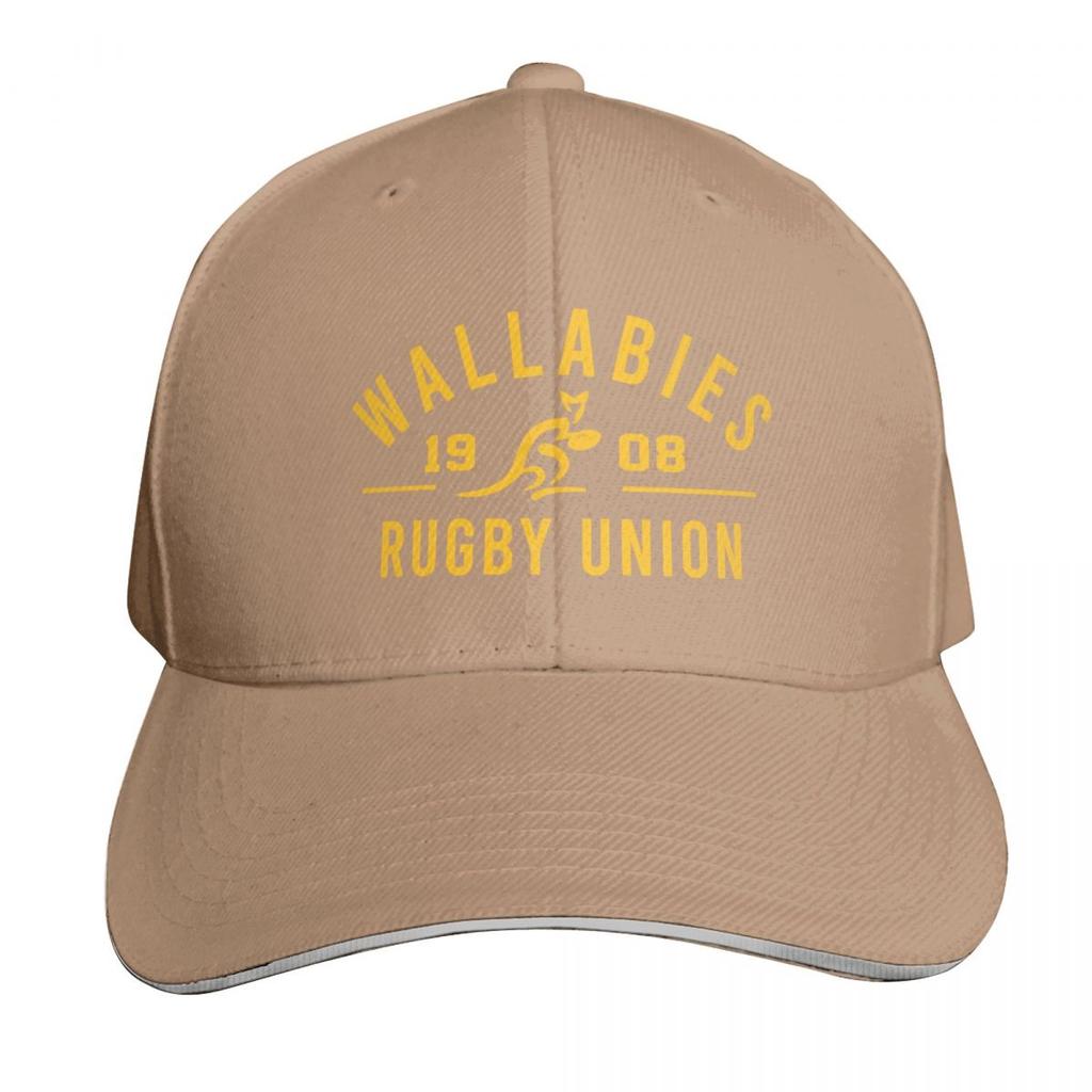 He Wallabies Logo Rugby RISE Baseball Cap GentleUnisex Hat Mountaineering beach hat western Hat Hats For Unisex Womens