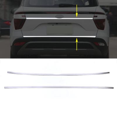 Для Hyundai Creta 2020 2024 2024 2024 автомобильный стайлинг внешняя часть ремонт задний багажник отделка багажника нержавеющая сталь хром наклейка