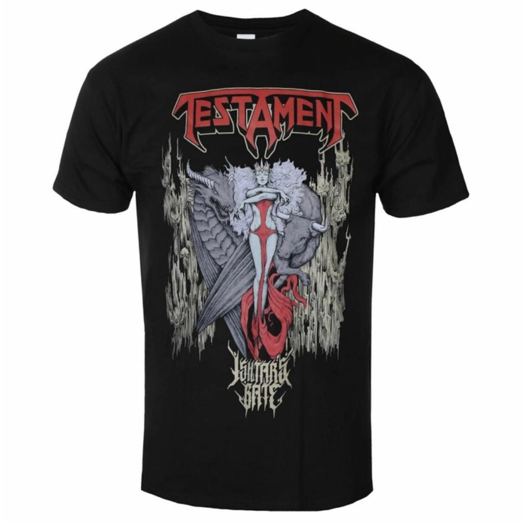 Testaunisext Dark Roots Of Thrash Pattern Printed Tshirt Retro Rapids Metal Band Tshirt Suitable For Both Unisex And Unisex To Wear