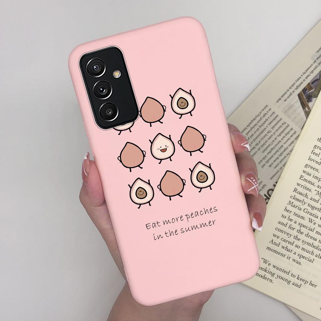 For Samsung A82 Phone Case Butterfly Lavender Matte Cover For Samsung Galaxy A82 A 82 Funda Soft Silicone Shockproof Bumper Capa