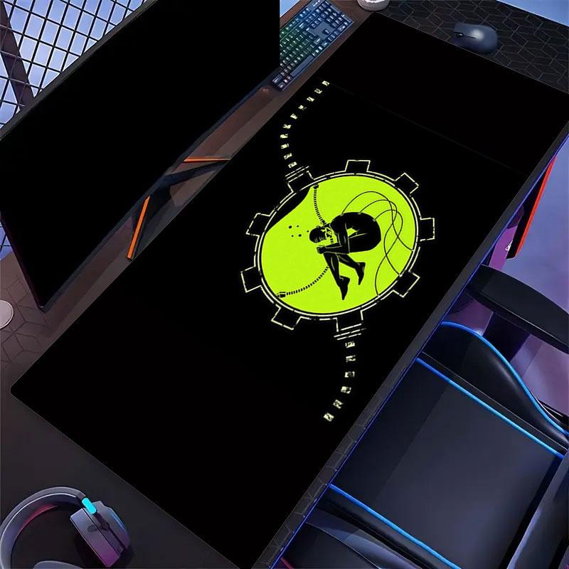 Matrix Mouse Pad, Large Gaming Desk Mat, Non-slip XXL Mousepad for Laptop & Tablet, Mini PC Playmat with Stitched Edges