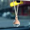 5 мл пустые подвесные авто духи матовые мини флаконы для духов с деревянной крышкой матовый стеклянный флакон для эфирного масла портативный