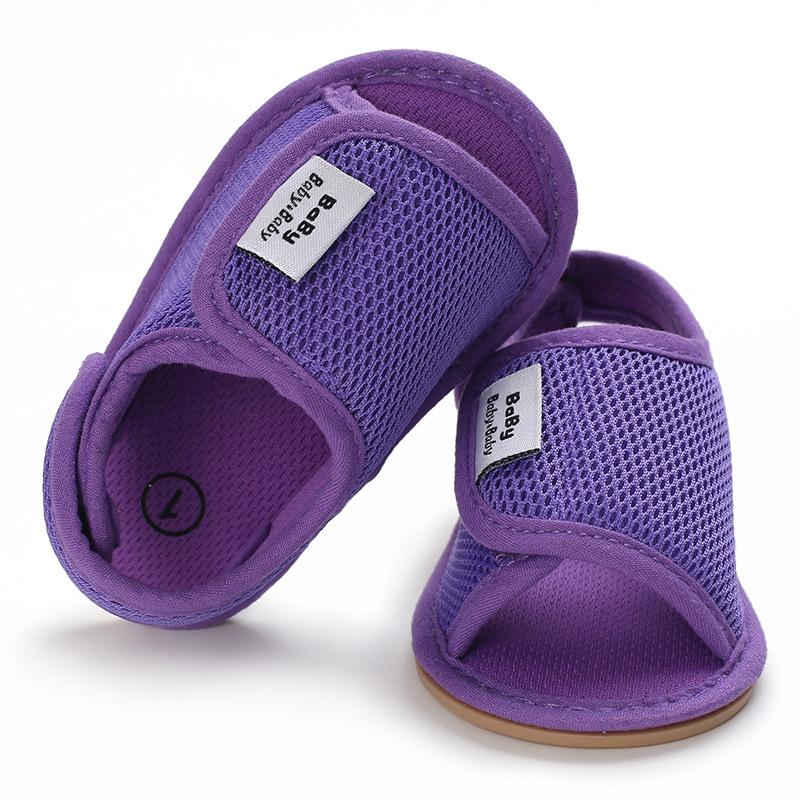 Летние детские повседневные сандалии для малышей 0–1 года, детская обувь на мягкой резиновой подошве, детская обувь
