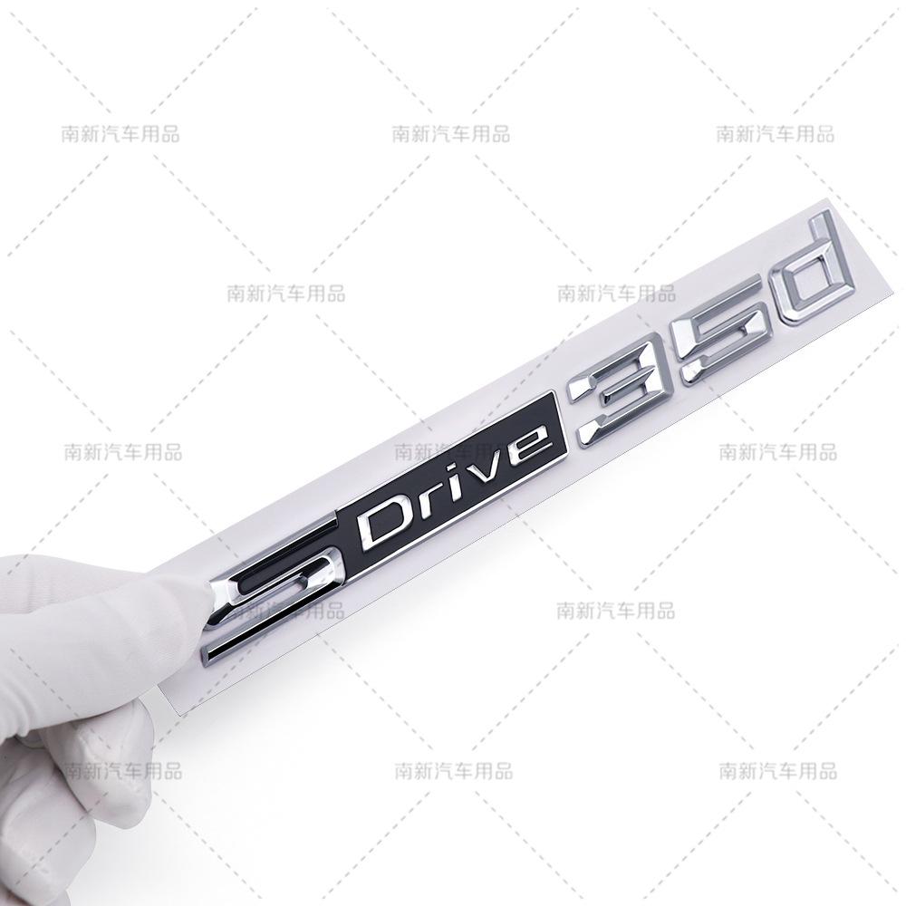 3D SDrive 30d 50d 35d 18d 20d 23d 25d 40d 45d Logo Letter Car Rear Trunk Badge Emblem Decal Sticker For BMW X1 X2 X3 X4 X5 X6 X7 yj2